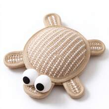 1pc Pet Cat Toy Natural Woven Turtle Squeaky Catnip Chew Resistant Teething Dental Cute Cartoon Big Eyes Durable Cat Dog Boredom Relief For Small Pets, Suitable For 3-4kg - Multicolor - View 9