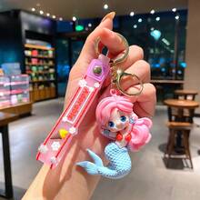 Hasbro Adorable Mermaid Figure Keychain, Colorful Mermaid Key Ring With Printed Strap, Backpack Handbag Decor Charm Gift - One Size - View 8