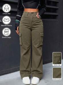 Women Jeans - Army Green - View 1
