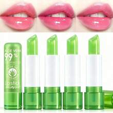 OBOVAY 4-Piece Lipstick Set - Temperature-Changing Aloe Vera Lipstick - Long-Lasting Moisturizing Lips - Long-Lasting Waterproof And Colorfast - The Perfect Gift - Aloe Vera - View 1