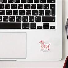 Life Is Better With A Dachshund Floral Dog Art Sticker - Vinyl Stickers That Can Be Applied To Car Bumpers, Windows, Laptops, Phone Cases, Helmets, And Refrigerators - one-size - View 3