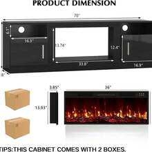 Television Stands & Entertainment Centers - Silver - View 3