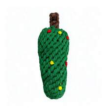 Christmas Dog Rope Toy Set, Colorful Handmade Braided Rope Toys, Dog Christmas Gifts, Christmas Candy Cane, Bone, Christmas Tree Shaped Rope Toys, Durable Chew Toys For Teeth Cleaning And Boredom Relief, Energy Consumption, Throw And Interactive Training Dog Rope Toys, Christmas Series Dog Toy Set - Multicolor - View 11