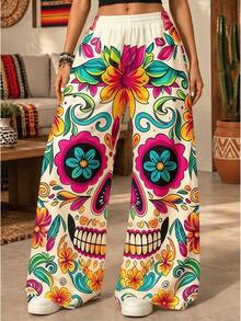 Women Pants - Multicolor - View 1
