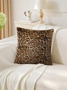 1/2 Pcs Farmhouse Leopard Print Pillowcase, Minimalist Style, Suitable For Bedroom, Living Room, Home Decor, Car Cushion Cover (Pillow Insert Not Included) - Multicolor - View 10