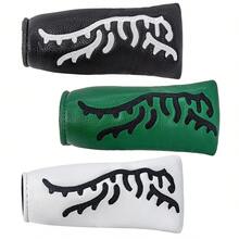 1PC Golf Blade Putter Headcover, Premium Textured PU Tiger Embroidery Putter Cover, Golf Putter Head Cover For Blade Style Putters, Golf Gift For Golfers, Green/Black/White Available - Multicolor - View 7