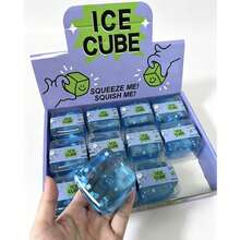 1 buah Mainan Kubus Air Populer, Bahan TPR, Rebound Lambat, Pereda Stres, Kubus Pelega Stres Kreatif, Alat Pereda Stres - MultiWarna - View 6