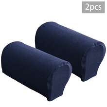 2/4pcs Elastic Twill Corn Velvet Sofa Armrest Covers, Soft And Stretchy Protection For Chair, Sofa, Armchair, Recliner Armrest Covers - Multi-color - View 18