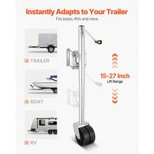 Boat Trailer Jack - White - View 3
