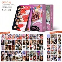 92pcs European & American Girl Group Star K-POP Merchandise LOMO Collection Photocards, Photo Cards, Arirang, BTS21 Accessories, Bangtan, Photo Card, Photocard - A - View 2