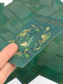 "The Practical Witch's Spell Deck" Oracle Cards, Tabletop Game Cards,Witching Hour Oracle,Labyrinth Movie,Practical Witch Spell Deck - Multicolor - View 3