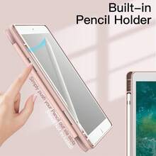 Lightweight 3-Fold Stand Tablet Protective Case With Side Pen Slot, Transparent TPU Edge Shockproof Flip Cover Case, Compatible With IPad 10.2"/7th/8th/9th/Pro 10.5/Air(3rd Gen) - View 3