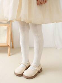 1pc Girls Tight Leggings Tights Baby Long Socks Pants Children Tights Toddler - White - View 12