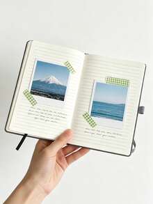 1/2/4pcs A5 Spiral Notebooks, 150/300 Pages, Metal Coil Hardcover, Elastic Closure, Cute Fashion Writing Notebooks, Suitable For Notes, Diaries And Learning, Perfect For Girls, Students, University, Office, Work And Back To School - Multiple Styles - View 6