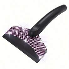 1pc Rhinestone Car Snow Scraper Ice Scraper, Crystal Windshield Snow Removal Tool, Shiny Winter Car Accessory, Car Window Ice And Snow Remover, Cute Snow Cleaning Tool - A - View 12