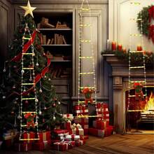 LED Christmas Lights Christmas Decoration Trapezoid Light Strip With Santa Claus, Christmas Tree Decorative Lights Indoor Outdoor Window Garden Home Wall Christmas Tree Decorative Lights - USB Power - View 6