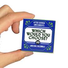 After-Dinner Entertainment: How Well Do You Know Me: 50 Fun Puzzles (Conversation Card Game For Adults And Families, Great Gift For Hosts Or Hostesses), Halloween, Christmas, New Year Game Gift, Mini Card Game - Multicolor - View 2