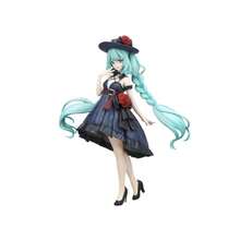 Hasbro 1pc Future Hatsune Miku Black Dress Figure, Beautiful Girl Model, Desktop PC Case Game Ornament - A - View 6