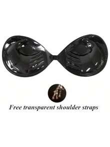 3cm Thick Adhesive Bra, Strapless Backless Invisible Bra For Small Breasts, Reusable Push-Up Bra - Multicolor - View 12