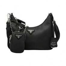 Prada Women Top Handle Bags - Black - View 7
