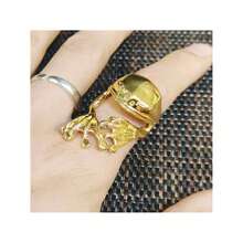 1pc Vintage Animal Ring, Lizard, Fox, Frog Ring Jewelry, Perfect Holiday Gift For Boyfriend Or Girlfriend - Multicolor - View 3