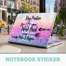 15.6 Inch Laptop Skin Sticker, Vinyl Material, Protects Laptop Appearance (Includes 2 Wrist Rests), Waterproof And Moisture-Proof, Customizable, 1 Set Of 15 Inch Laptop Skin With Cute Glitter Pattern, Can Be Measured And Trimmed To Fit Any Size - View 3