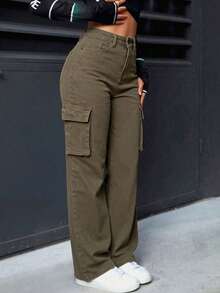 Women Jeans - Army Green - View 7