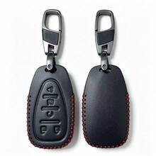Leather New 5-Button Car Key Shell Protective Case Suitable For Chevrolet Chevy Malibu Camaro Cruze Traverse Volt Bolt Equinox 2017 - one-size - View 5