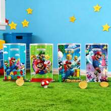 أكياس هدايا Hasbro بتصاميم كرتونية للهالوين والكريسماس، أكياس تغليف هدايا لحفلات أعياد الميلاد، أكياس هدايا من فيلم PE مع ترتر، أنماط متعددة عشوائية - متعدد الألوان - مشاهدة 6