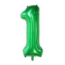 1pc Extra Large 40" Green Number Foil Balloon For Birthday & Anniversary Party Decorations - Green - View 13