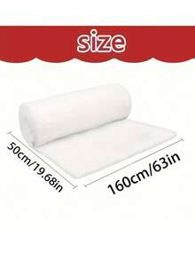 1pc Imitation Silk Filling Filter Snow Washable High Elastic Down Composite Lining Clothing Quilt Quilt Core Home Textile Use Silk Soft Clothing Home Textile Filling Flat Washable Polyester Imitation Silk - A - View 10