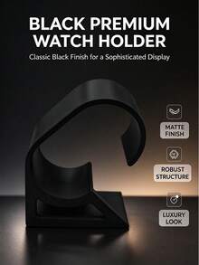 Multifunctional Watch Stand, Minimalist Universal Design, Suitable For Leather/Metal/Silicone Watch Bands, Scratch-Resistant, Wear-Resistant, Anti-Slip, Desktop Watch Storage System Set, Desktop Decoration, Party Supplies, Holiday Decor, Best Watch Storage Gift - A - View 5