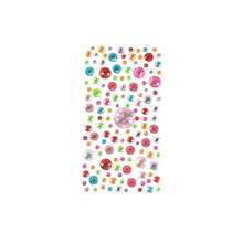 Multi-Color Self-Adhesive Face Rhinestone Stickers, Assorted Styles, Includes Mixed Round, Heart And Flower Rhinestones, Shiny Face, Body And Nail Art DIY Decoration, Suitable For Festivals, EDM Festivals And Party Makeup - Multicolor - View 14