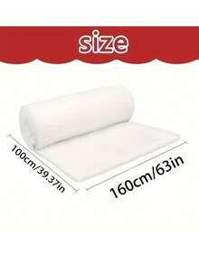 1pc Imitation Silk Filling Filter Snow Washable High Elastic Down Composite Lining Clothing Quilt Quilt Core Home Textile Use Silk Soft Clothing Home Textile Filling Flat Washable Polyester Imitation Silk - A - View 13