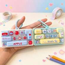 1 buah Gantungan Kunci Pereda Stres Keyboard Mekanik Mini Simulasi 12 Tombol Lucu Gaya Acak, Liontin Dekompresi Tombol yang Dapat Ditekan dengan Pola Kartun, 3 Pilihan Warna: Merah Muda, Biru Muda, Hijau Tosca, Gaya Acak, Terbuat dari Plastik Berkualitas Tinggi, Setiap Tombol Dapat Ditekan untuk Rasa Sentuhan yang Nyaman, Meredakan Kecemasan dan Kebosanan, Dilengkapi dengan Tali Spiral Elastis untuk Ransel, Tas Tangan, atau Kunci - MultiWarna - View 6