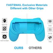 GAMINJA Switch JoyCon Controller Grip Set, Left And Right Hand Grip Holder, Easy Installation To Improve Grip Comfort Accessory - View 3