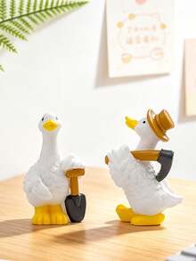 1 buah Bebek Minum Air Gaya Pedesaan, Aksesori Dekorasi Taman DIY, Ornamen Meja Mobil Mini, Dekorasi Taman, Patung Kreasi Lanskap Mikro, Cocok untuk Acara, Pesta, Dekorasi Liburan, Dekorasi Rumah Musim Gugur, Dekorasi Kamar - Berbagai gaya - View 1