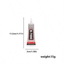 1pc B7000 Clear Glue For Rhinestones, 110ml/3.3 Fl Oz, Suitable For Crafts, DIY, Shoes, Jewelry Making, Art, Handmade, Back To School, Random Style - Clear Glue - View 8