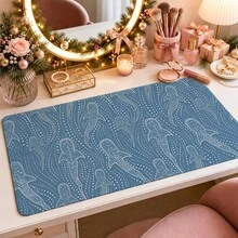 1pc Whale Shark Line Art Desk Mat, Minimalist Ocean Marine Creature Print Large Table Mat, Non Slip Desktop Protector For Home Office Decor - View 22