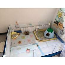 Dog Cage Dog Villa Cage Household Indoor Free Space Teddy Corgi Pomeranian Small Dog Isolation Frosted Protective Fence Dog Cage - White - View 9