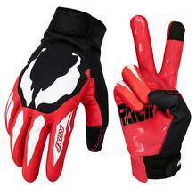 ROXF Sarung Tangan Motor Off-Road Unisex; Sarung Tangan Berkendara Anti-Selip Peredam Guncangan Jari Penuh; Sarung Tangan Pelindung Tahan Lama, Cocok Untuk Bersepeda Gunung dan Motor Off-Road - Merah - View 8