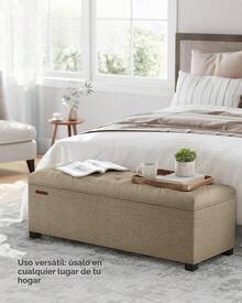 Storage Benches & Ottomans - Beige - View 7