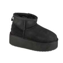 بوت شتوي نسائي EMU Australia Stinger Micro Flatform W13082-BLAK باللون الأسود - الأسود - مشاهدة 1