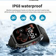 LIGE Smartwatch Modis Terbaru, Kapasitas Super Besar 1400 mAh, 100+ Mode Olahraga, Senter LED, Kompas, Penjawab Telepon, Tahan Air, Prakiraan Cuaca, Rekam Olahraga, Jam Tangan Olahraga Pintar Multifungsi untuk Pria dan Wanita - View 7