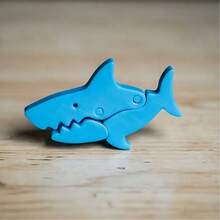 Cute Shark-Shaped Sealing Clips, Creative White Plastic Snack Sealers, Reusable Food Preservation Clips, Kitchen Chip And Cereal Storage Gadgets - Multicolor - View 3