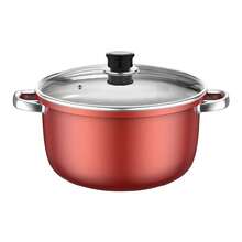 3-Piece Set Of Double Handle Glass Covered Soup Pot, Efficient Heat Dissipation, Multifunctional Thermal Compatibility, Suitable For Stewing Dishes - View 7