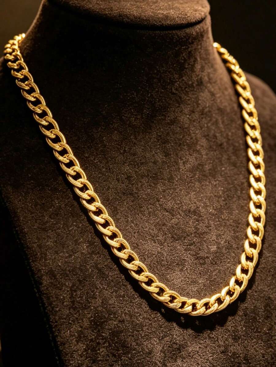 6mm Men's Hip Hop Fashion Stainless Steel Necklace, Gift And Party Jewelry, Suitable For Daily Wear, Street Style, Holiday Gift - Multicolor - View 1