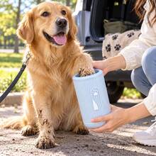 Pet Paw Cleaning Cup, Suitable For Dogs And Cats, Pet Bathing, Drying, Paw Cleaning And Daily Grooming Accessory, Suitable For Home Bathroom, Pet Salon, Travel And Outdoor Cleaning, Suitable For Indoor, Outdoor, Travel And Daily Pet Care - Multicolor - View 8
