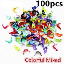 100pcs 4*7mm Connector Clasp Ball Chain Calotte End Crimps Beads Connector Components For DIY Jewelry Making Supplies - 4x7mm - View 11