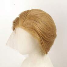 13*4 Lace Front Wig, 12 Inch Unstyled Synthetic Lace Wig, Pre-Treated Heat Resistant Wig, Basic Foundation Wig For Cosplay Character Styling - Multicolor - View 13